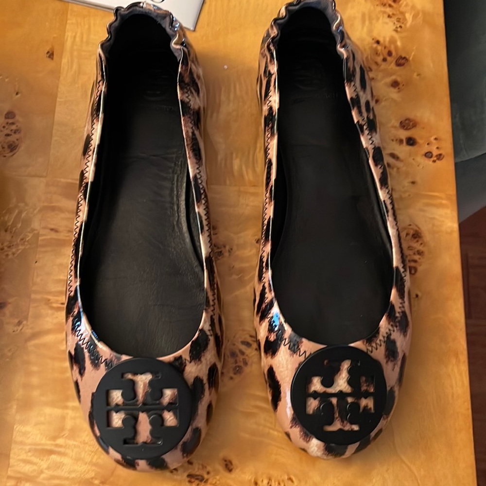 Tory Burch Reva Leopard Flats